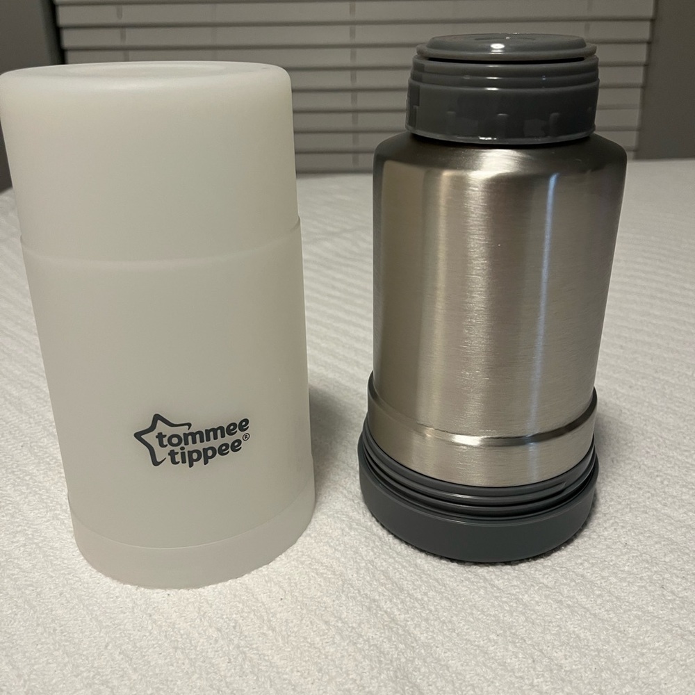 Tommee Tippee Stainless Steel Food Storage Container - Gray